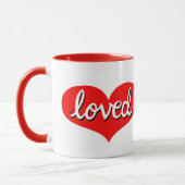 VIEL LIEBT - Herz-Liebe-Rot Tasse (Links)