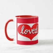 VIEL LIEBT - Herz-Liebe-Rot Tasse (Links)