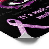 Viel mehr als die Augen Fibromyalgie Awarene Poster (Ecke)