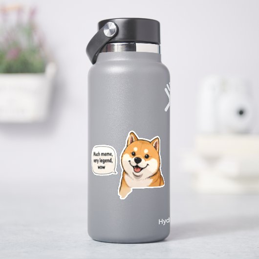Viel Meme Aufkleber (HydroFlask)