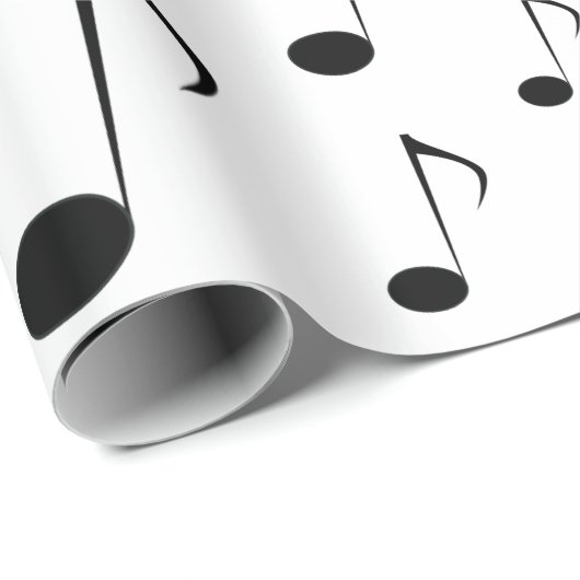 Viel Musiknoten Geschenkpapier (Rolleneckpunkt)