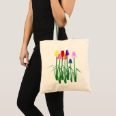 Viel O'Tulips Tote Tag Tragetasche (Vorderseite (Produkt))
