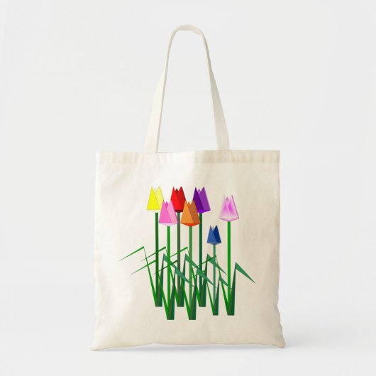 Viel O'Tulips Tote Tag Tragetasche (Vorne)