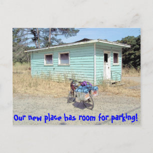 Viel Parking Funny Change of Adressen Ankündigungspostkarte