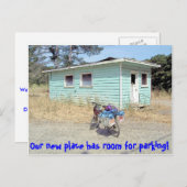 Viel Parking Funny Change of Adressen Ankündigungspostkarte (Vorne/Hinten)