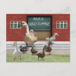 Viel Sommerurlaub! Postkarte