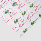 Viel Spaß beim Flamingo am Strand Seidenpapier (Ausschnitt)