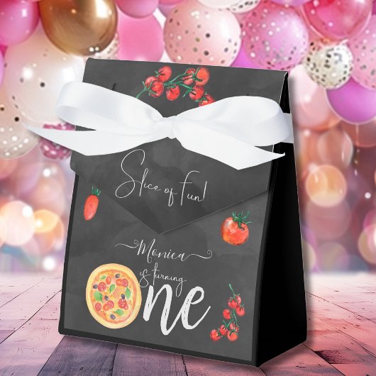 Viel Spaß, erster Pizza-Geburtstag Geschenkschachtel