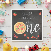 Viel Spaß, erster Pizza-Geburtstag