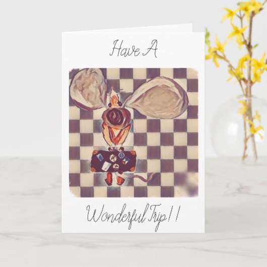 Viel Spaß! Karte (Gelbe Blume)