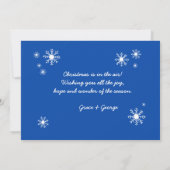 Viel Spaß mit der Weihnachtsfotokarte Einladung (Rückseite)