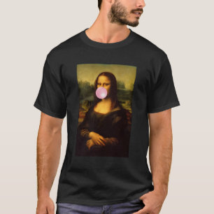 Viel Spaß mit französischer Mona Lisa Kaublase Gum T-Shirt
