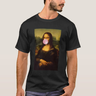 Viel Spaß mit französischer Mona Lisa Kaublase Gum T-Shirt