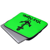 viel Spaß mit IHREM NAME + ANCHOR | Laptopschutzhülle (Vorne Knopf)