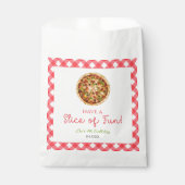 Viel Spaß! Pizza Birthday Party Geschenktütchen (Vorderseite)