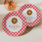 Viel Spaß! Pizza Birthday Party Pappteller