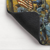 Viel von durch Keith Rocco heute kämpfen Mousepad (Ecke)
