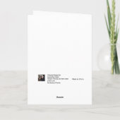 Viel Weihnachten Karte (Rückseite)