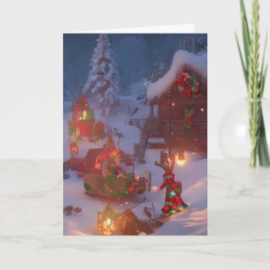 Viel Weihnachten Karte (Vorderseite)