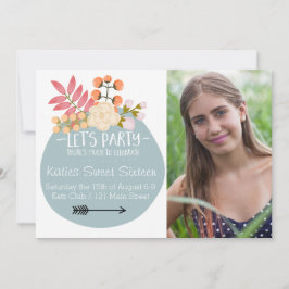 Viel zu feiern Blumenladen Einladung