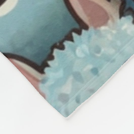 Viele Alpaca Llama Fleecedecke (Ecke)