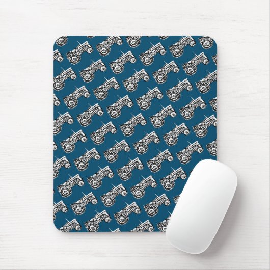 viele alte graue Gussschlepper Mousepad (Mit Mouse)
