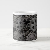 Viele alte rohe Metallgänge oder Maschinenteile Jumbo-Tasse (Vorderseite)