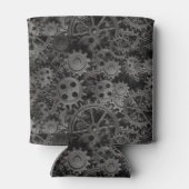 Viele alte rostige Metallgewerke oder Maschinentei Dosenkühler (Rückseite)