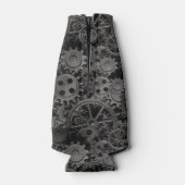 Viele alte rostige Metallgewerke oder Maschinentei Flaschenkühler (Rückseite)