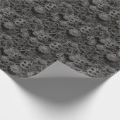 Viele alte rostige Metallgewerke oder Maschinentei Geschenkpapier (Ecke)