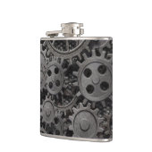 Viele alten rostigen Metallgänge oder Flachmann (Links)