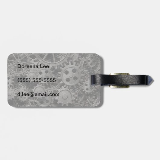 Viele alten rostigen Metallgänge oder Gepäckanhänger (Rückseite horizontal)