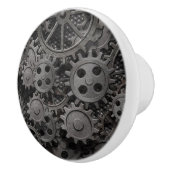 Viele alten rostigen Metallgänge oder Keramikknauf (Rechts)