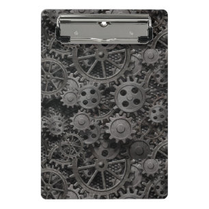 Viele alten rostigen Metallgänge oder Mini Klemmbrett