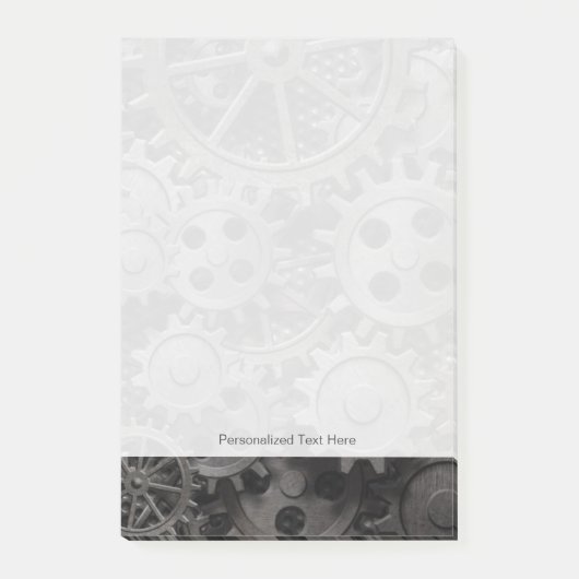 Viele alten rostigen Metallgänge oder Post-it Klebezettel (Vorderseite)