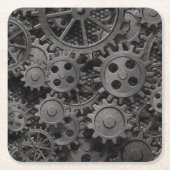 Viele alten rostigen Metallgänge oder Rechteckiger Pappuntersetzer (Vorderseite)