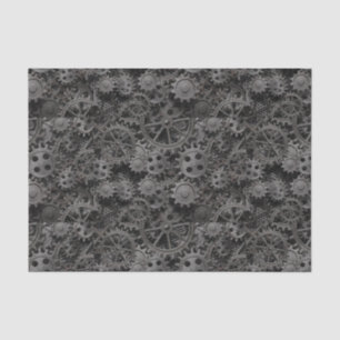 Viele alten rostigen Metallgänge oder Seidenpapier