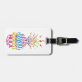 Viele Ananas Gepäckanhänger (Vorderseite horizontal)