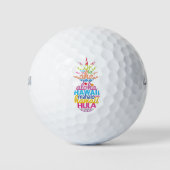 Viele Ananas Golfball (Vorderseite)