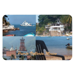 Viele Ansichten von Puerto Vallarta Magnet