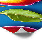 viele Apfelfruchtmalereien, in der Mitte Poster (Ecke)