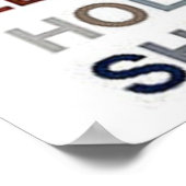 Viele Arten des Sprichworts Hallo Poster (Ecke)