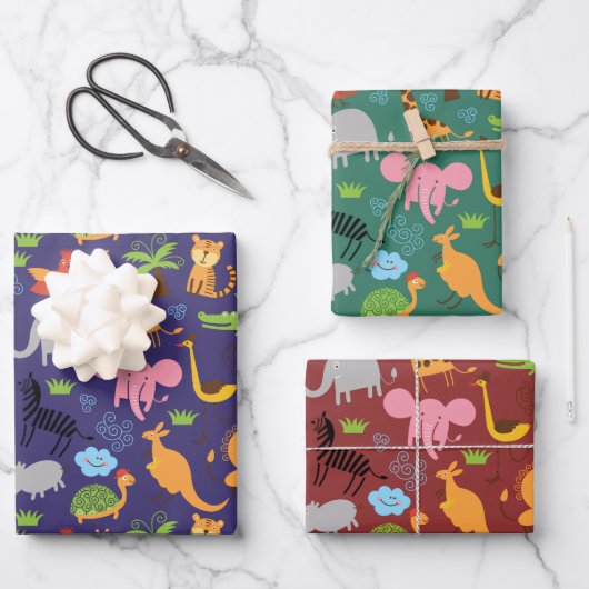 Viele Artikel zum Entwurf von Tierversuchen Geschenkpapier Set (Vorderseite)