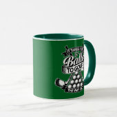 Viele Bälle - lustiger Golf Tasse (VorderseiteRechts)