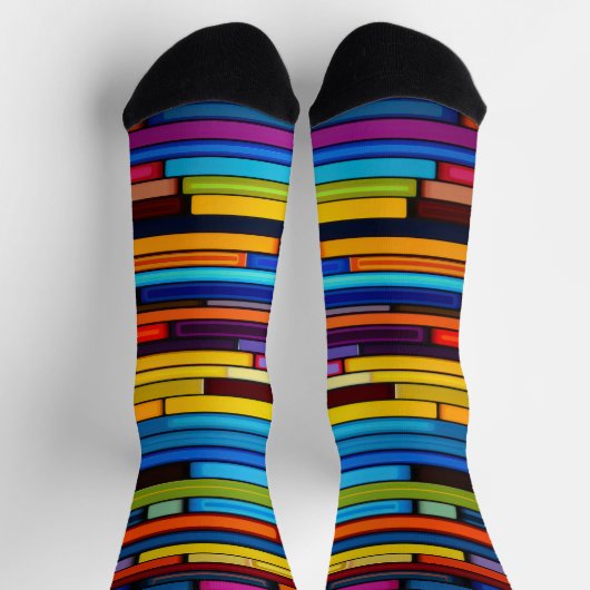 Viele Bars in verschiedenen Farben Socken (Oben)