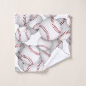 Viele Baseballs benutzerdefinierter Spieler und Te Badhandtuch Set (Waschlappen)