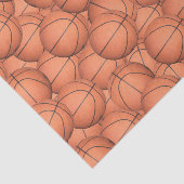 Viele Basketballs Seidenpapier (Ausschnitt)