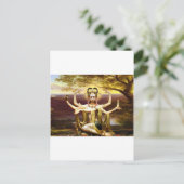 Viele bewaffnete Kwan Yin Postkarte (Stehend Vorderseite)