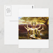 Viele bewaffnete Kwan Yin Postkarte (Vorne/Hinten)