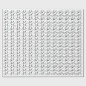 Viele Bicycle Icons Wrapping Paper Geschenkpapier (Flach)